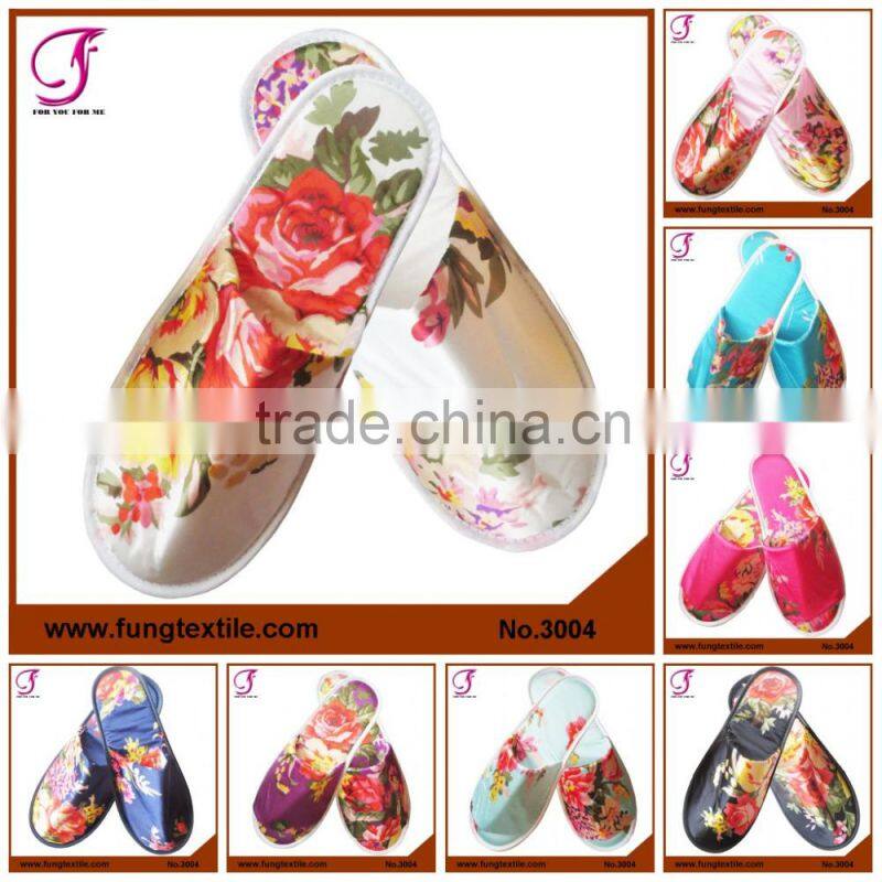Fung 3004 Women Silk Satin Summer Slipper