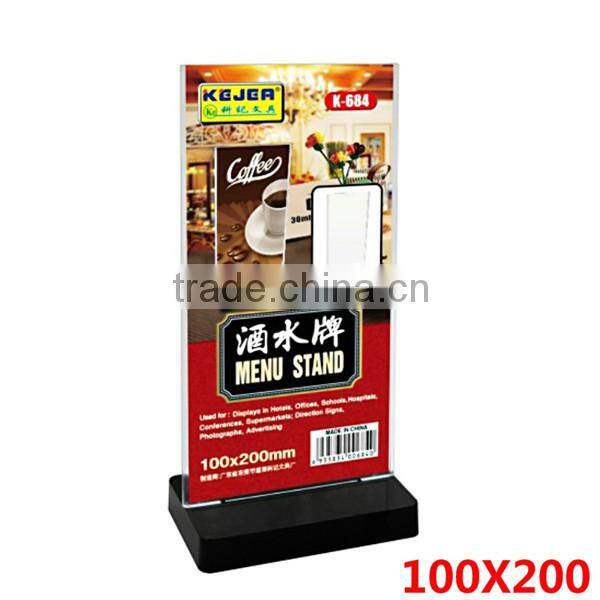 hot sale acrylic a3 poster display stand