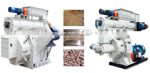 Compress wood waste into pellets with pellet press machines of ring die