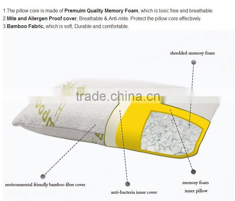 Low price wholesale shenzhen new bamboo rest pillow