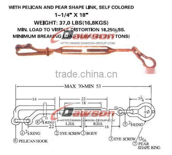 Hot selling China eye and eye Turnbuckle