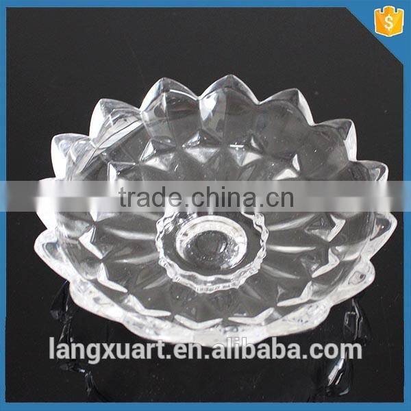 crystal decorative glass fruit plate