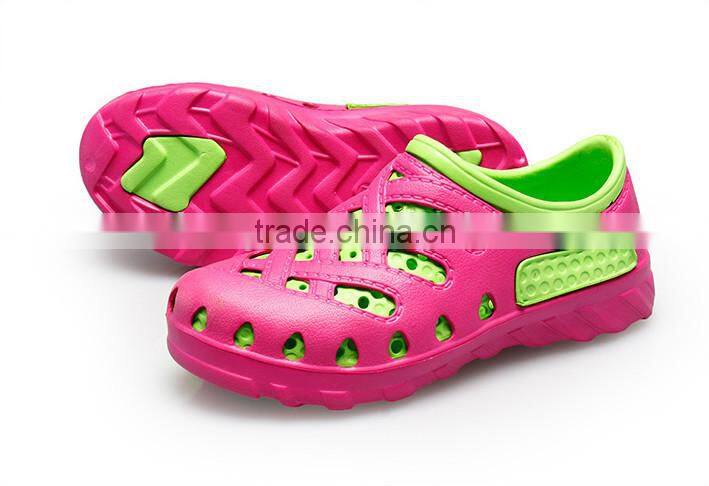 2015 new products colorful eva garden shoes casual eva injection girls clogs
