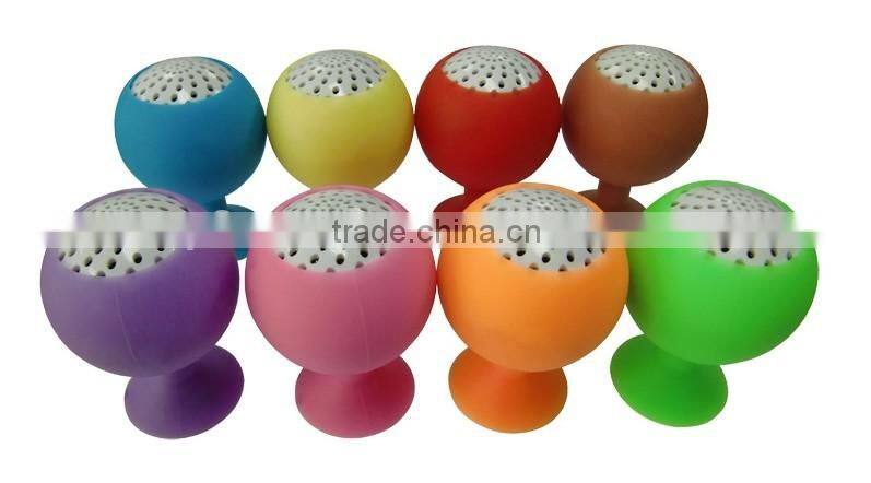 MPS-015 2014 NEW and very popular promotional bluetooth speaker with sunction cup