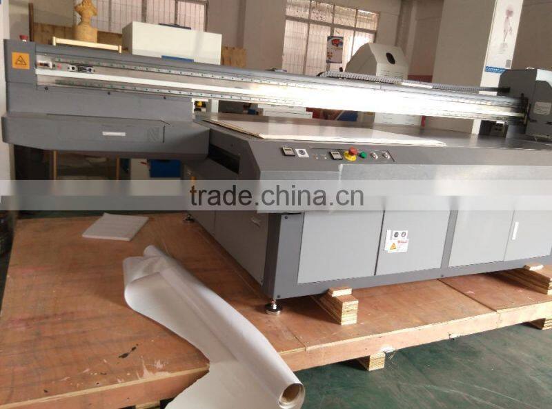 China large format digital UV LED lamp flatbed inkjet printer price