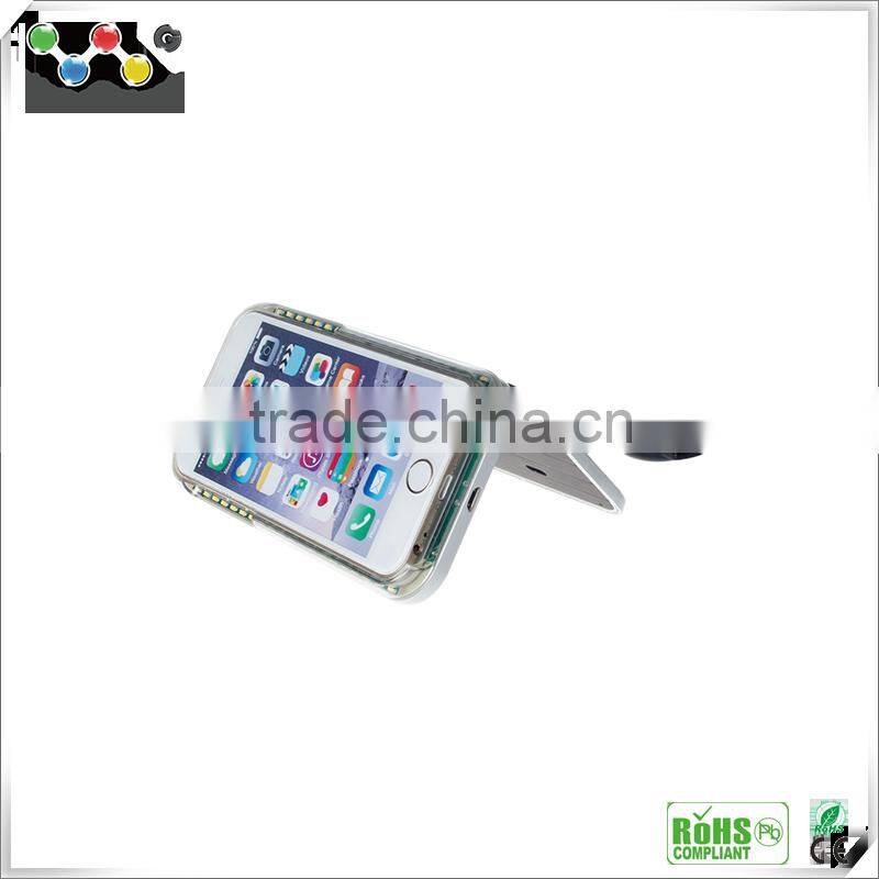 2016 Creative design mini light selfie stick adjustable phone case with bluetooth for iphone