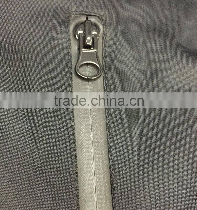 plain black windbreaker jacket