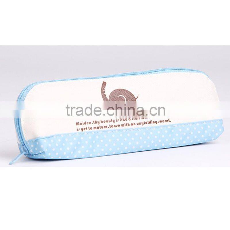 Custom stationery bag pencil bag with elephant printed