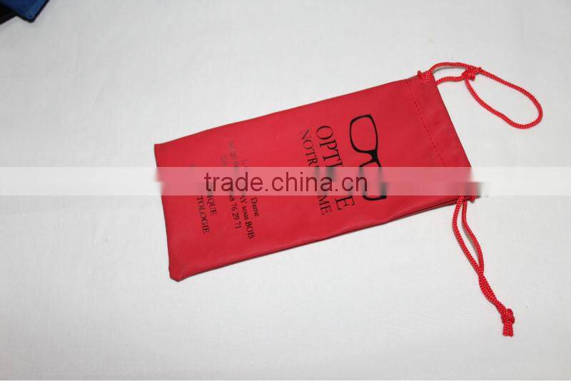 Fancy Colorful Drawstring Microfiber Travel Pouch