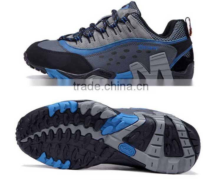 Short Blue Trendy Hiking Boot for Outdoor