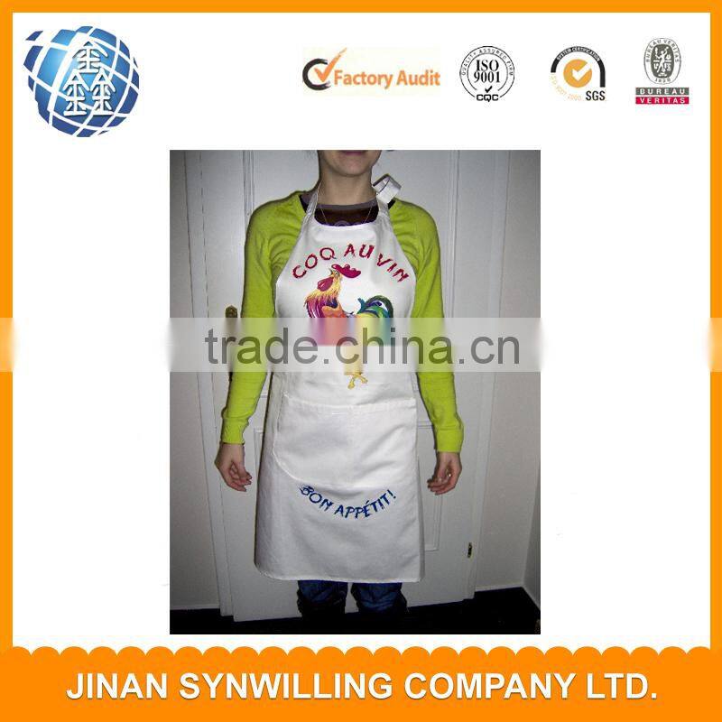 promotional functional bib advertising full color aprons