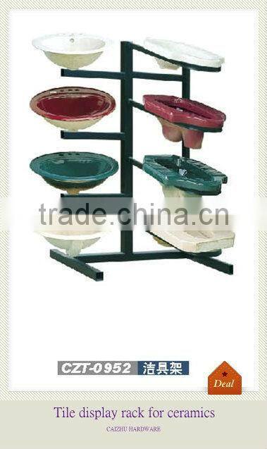 Tier metal display display rack