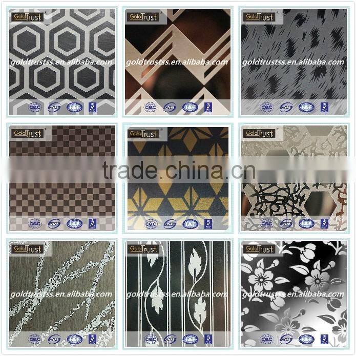 201 304 316 430 color stainless steel sheet