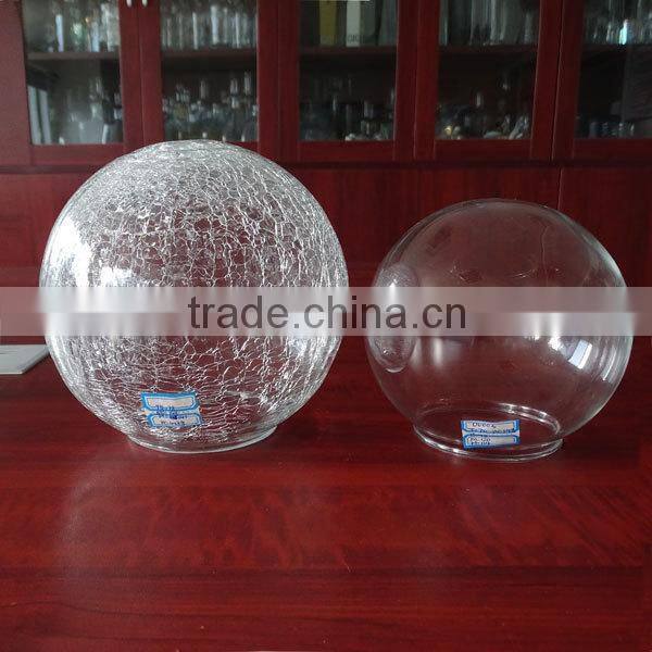 Hotel glassware clear large lamp shade