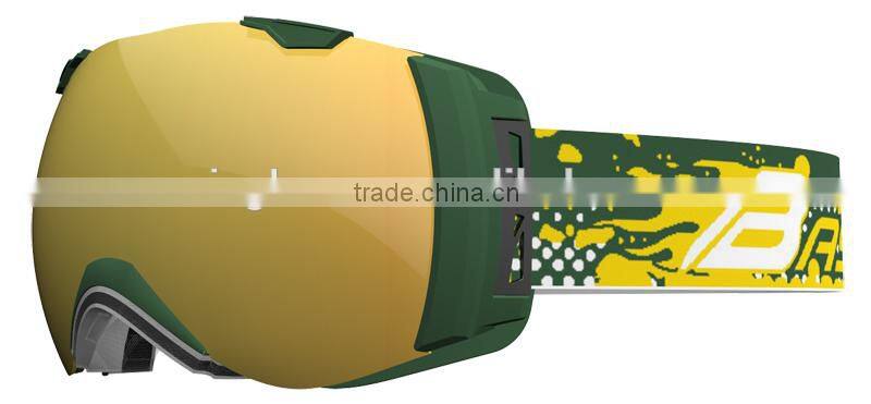 2015 Anti-Fog Snowboard Snow Ski goggle