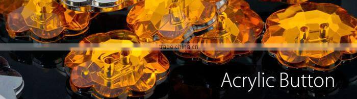 Decorative Oval Metal Clawed Acrylic Plastic Stones Trimming