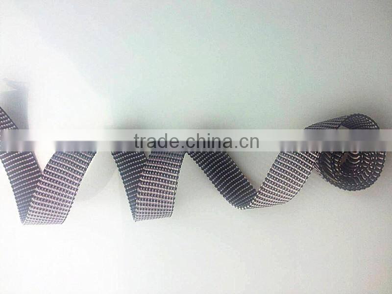 Custom logo jacquard woven pattern band tape pp webbing