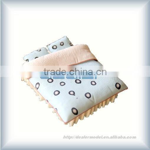 Ceramic double bed,CH-0501,Scale model ABS bed,NEW model ABS bed,architectural model furniture,model bed,beautiful bed