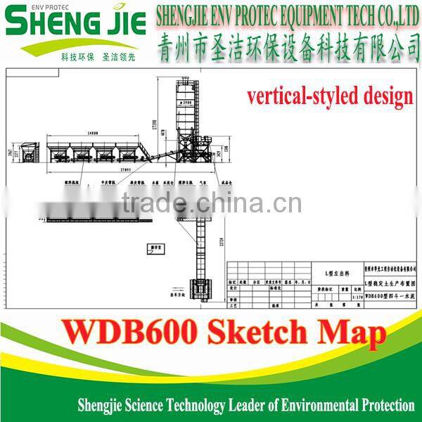 WDB600 stabilized soil mixing plant