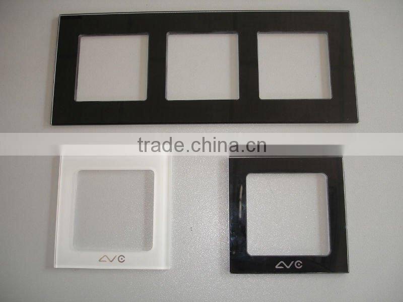 Mothin Sensor Light Switch Glass Panel 2 Gang 1 Way AC110-240V Mothin Sensor Light Switch