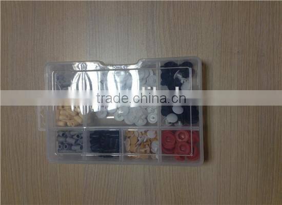 clear plastic storage box with compartment