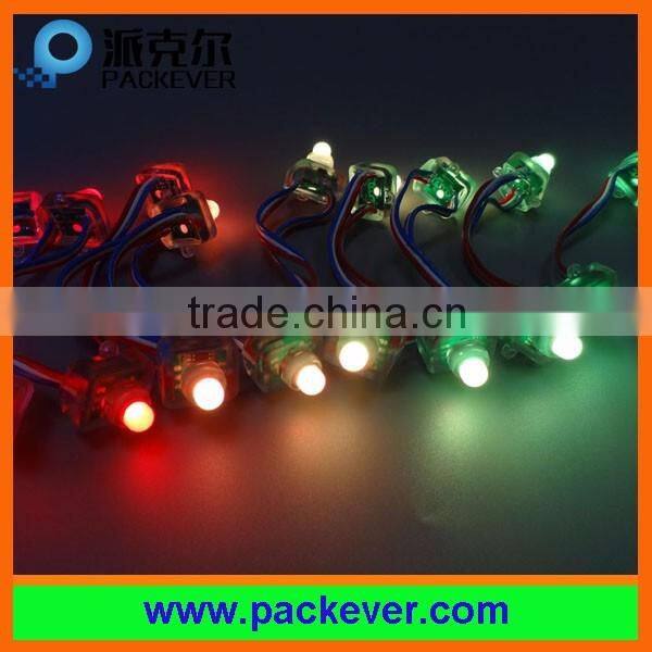 12mm 5V/12V full color square shape ws2801 LED pixel strand
