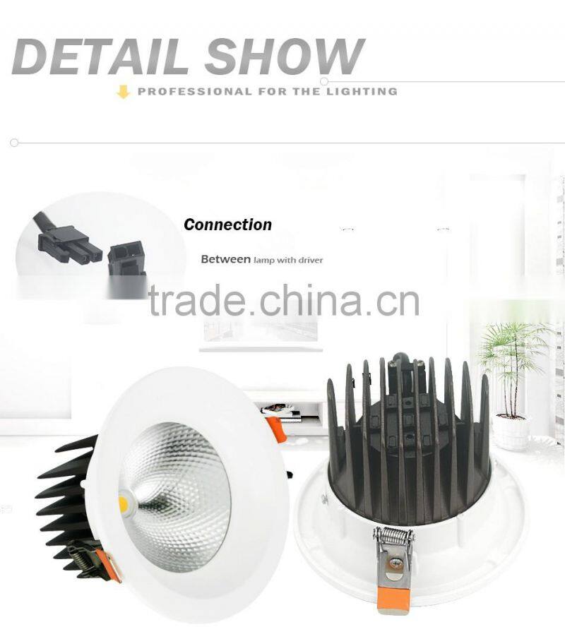 zhongshan factory direct SAA CE TUV certification 110mm cut-out15w Led Downlight For Dimmable LED downlight manufacture supply