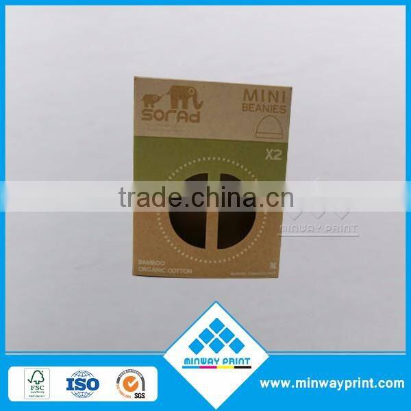 Customize the pretty rigid material with window gift boxes