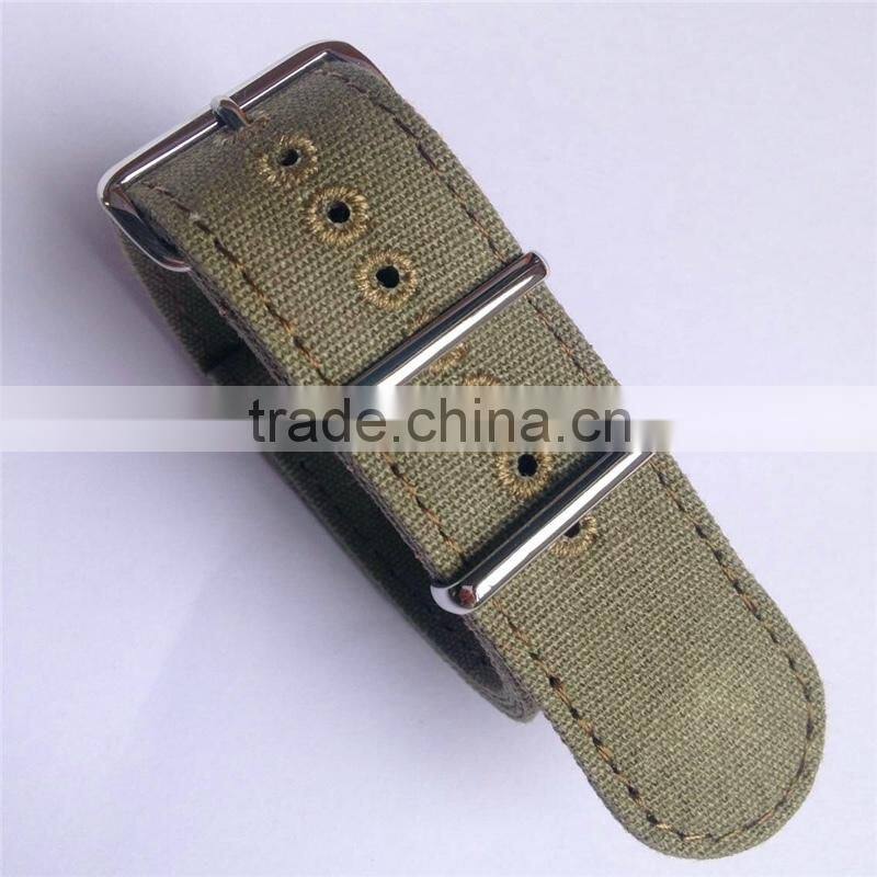 Canvas Material Fashion Wrist Watch Band