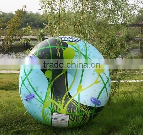 Heavy duty inflatable snow tubes 2 persons snow sled