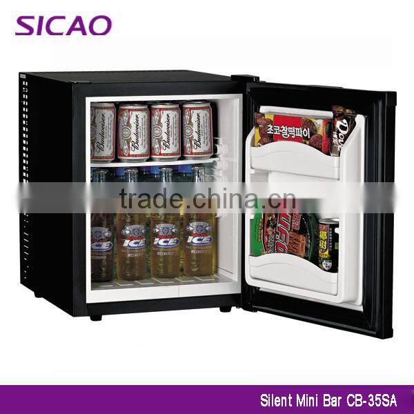 35 Liter mini bar refrigerator,hotel mini bar fridges,silent minibar