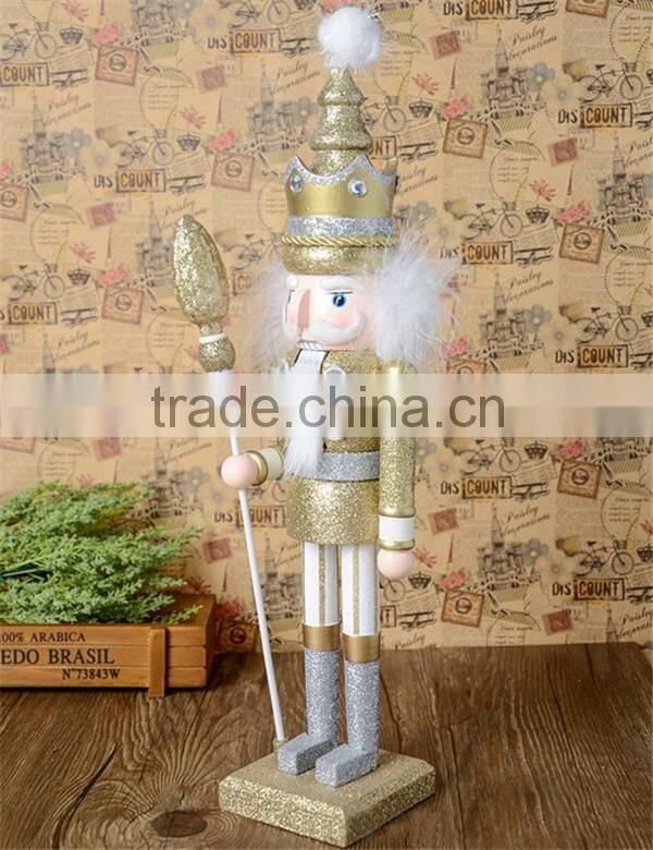 Christmas home decoration use nutcracker christmas decorating