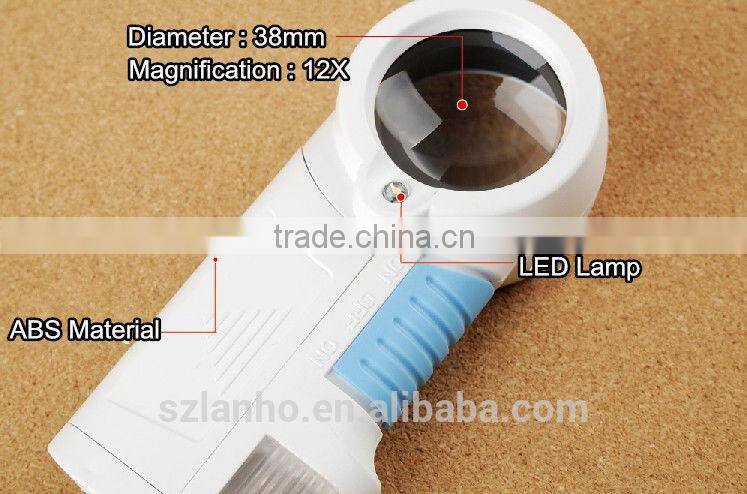 12X 38 mm Light Magnifier Glass TH7011