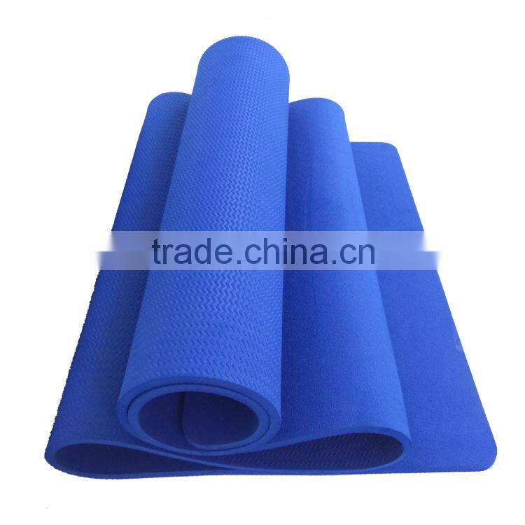 Melors washable 10mm Thick NBR Non-slip Exercise Fitness Yoga Mats Extra Long 72 Inch with carry strap