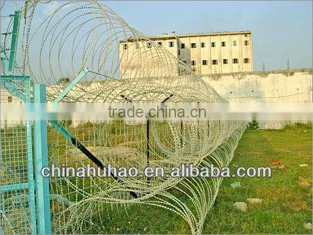 Hot-dip galvanized concertina razor barbed wire