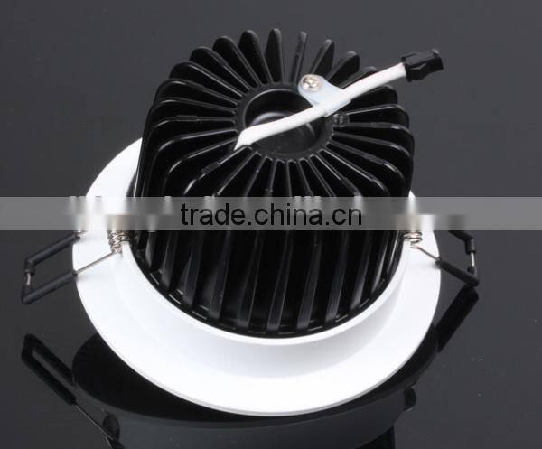 High bright high quality Dimmable COB led downlight ceiling 9w 12w 15w
