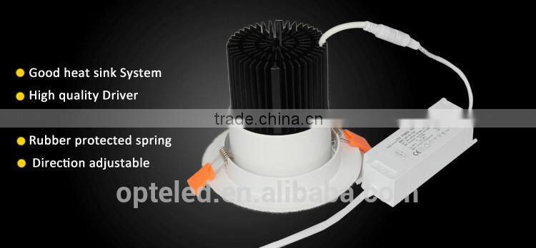 25 Watts 20W Recessed COB LED Downlight With 110mm 105mm Cut out Refrofit