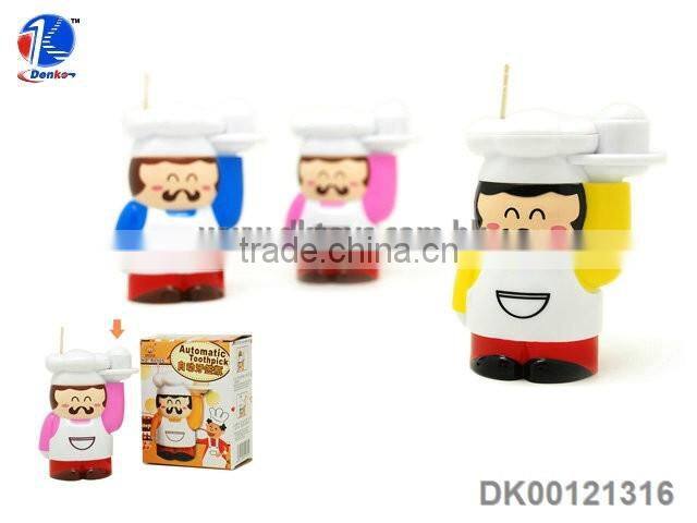 Promotional Plastic Automatic Toothpick Stand