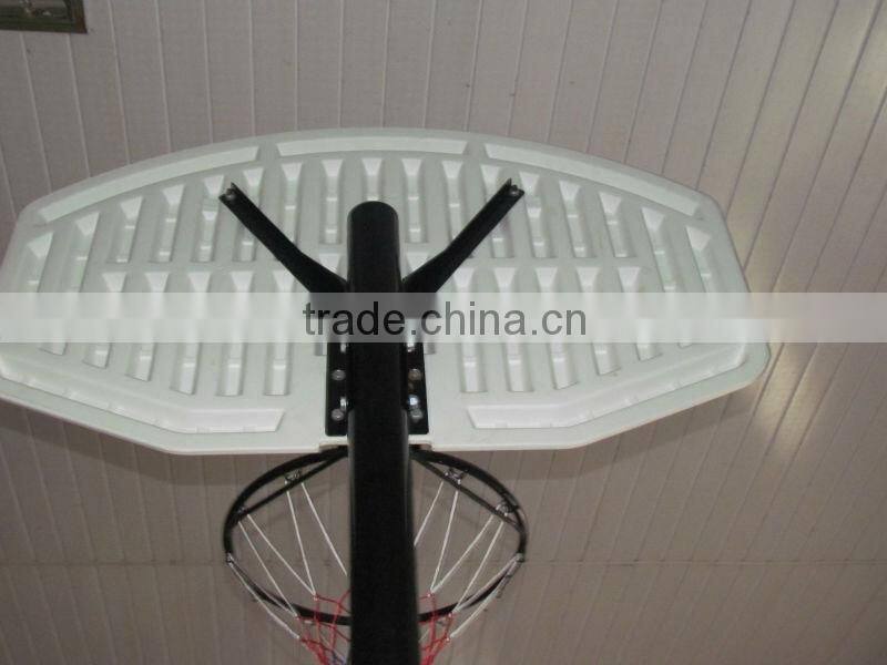 Portable outdoor adjustable basketball stand