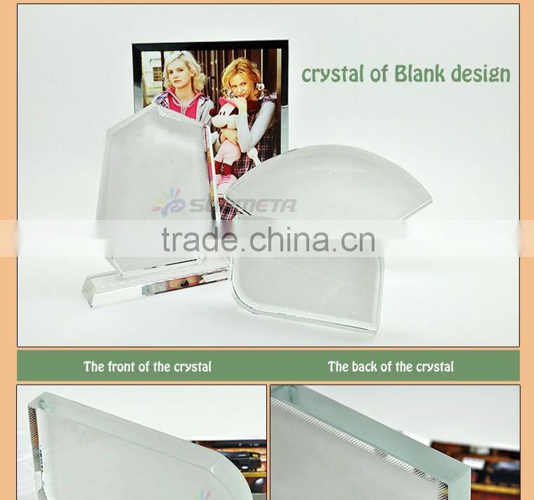 Freesub BXP-06 L100*H280*W75mm pen clock set blank sublimation 3d crystal photo frame clock