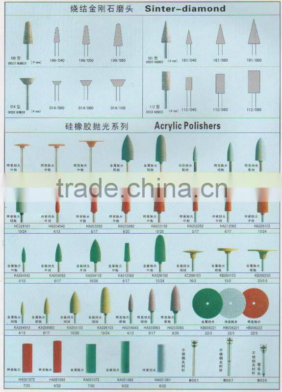 Nail Dental Diamond Polisher Sinter-diamond & Acrylic Polisher