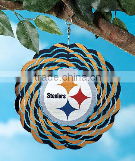 metal NFL garden spinner