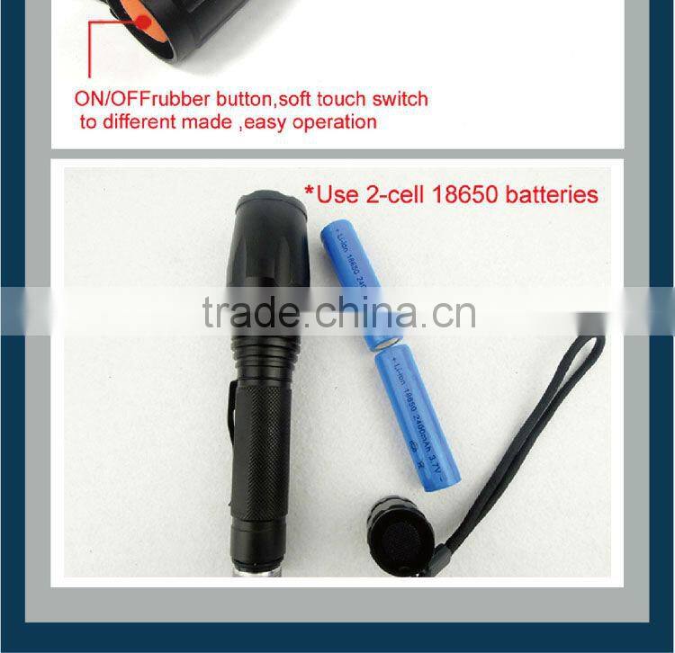 10w High Power Zoomable Best Torch Light