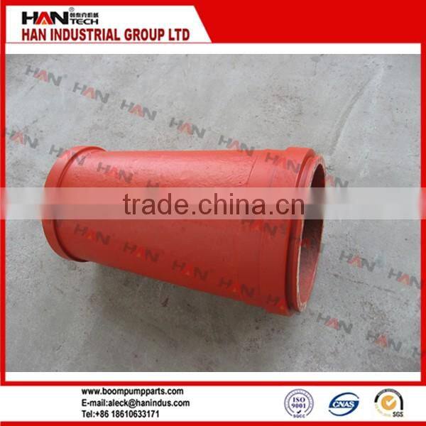 schwing, putzmeister boom pump reducer pipe ST 52 5'' with ZX collar