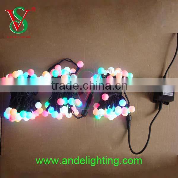 LED hanging ball string lights