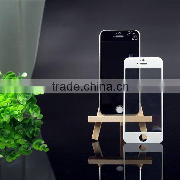 colorful mobile phone screen protect case tempered glass screen protector for iphone 5s/5c/5