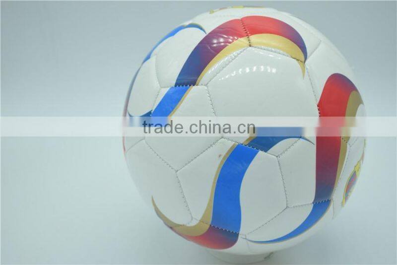 beautiful color pvc soccer football for training and match