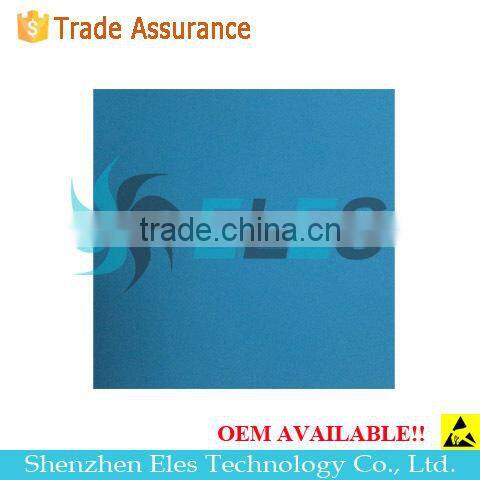 ES14101 glossy/dull black gray antistatic rubber table mat ESD table mat