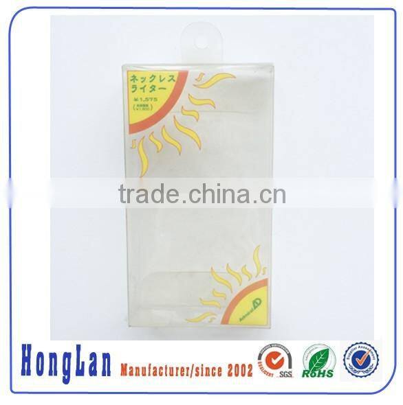 Custom clear PP packaging box printed display plastic pvc box