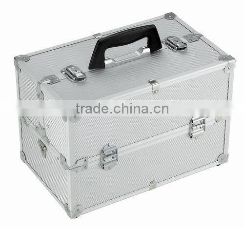 Hard tool case with aluminum frame,fiber optic tool kit,Aluminum tool case with handle